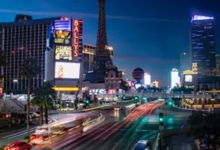 How far is Sam’s Town from the Las Vegas Strip?